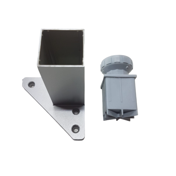 PATA PARA MUEBLE PLASTICA GRIS GSS - Image 4