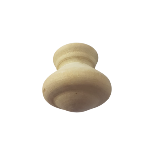 TIRADOR DE MADERA CON ESPARRAGO Y TUERCA 30MM