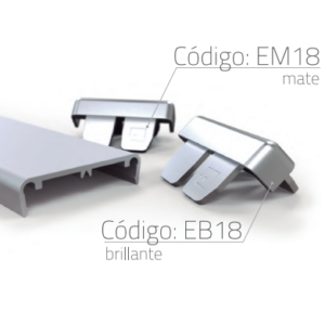 PERFIL ALUMINIO TAPACANTO "U" 18 MM X 3 METROS GRUPO EURO