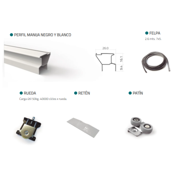 KIT HOJA ADICIONAL GRUPO EURO SMART